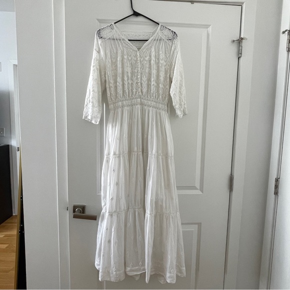 chinese dress ladies Clemencia Dress - Salt
